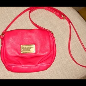 Marc by Marc Jacobs Magenta leather crossbody bag